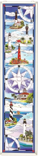 Stained Glass Lighthouse South Coast