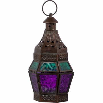 Lantern Teal & Purple