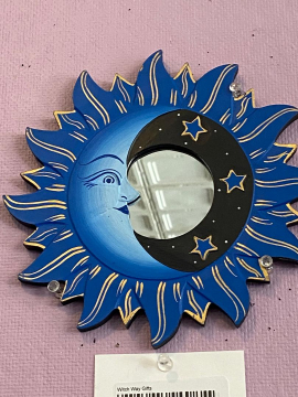 Mirror Blue Sun 8"