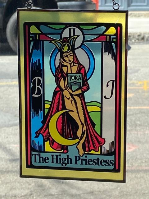 Witch Way Gifts: Suncatcher Tarot The High Priestess Card