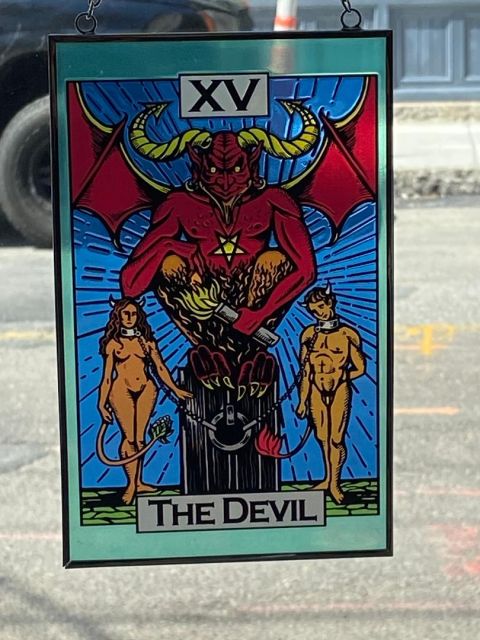 Witch Way Gifts: Suncatcher Tarot The Devil Card