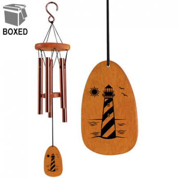 WIND CHIME LIGHT HOUSE BOXED