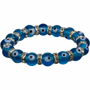 Bracelet Evil Eye Aqua