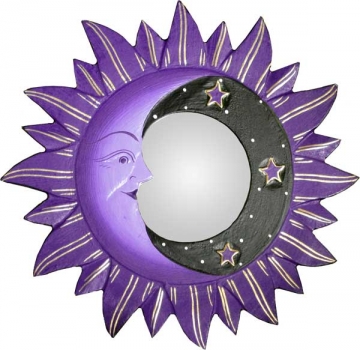 Mirror Purple Sun 8"