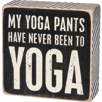 Sign Box Yoga Pants