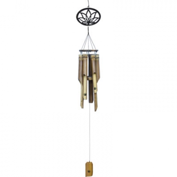 Wind Chime Bamboo Lotus