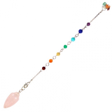 Pendulum Chakra Rose Quartz