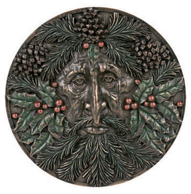 6851-Greenman Winter Plaque 6851-Greenman Winter Plaque