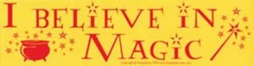 Bumper Sticker "I BELIEVE IN MAGICK"