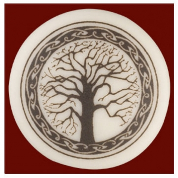 Necklace Pendant Sacred Tree (Round)