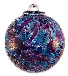 Witch Ball 4" MORNING GLORY