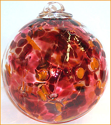 Witch Ball 6" MARIGOLD