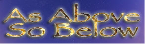 Bumper Sticker "AS ABOVE"