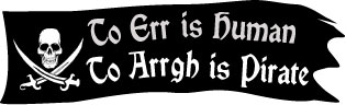 Bumper Sticker "TO ERR" (OUT OF STOCK)